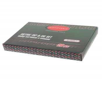 2 659 р. Набор метчиков и плашек метрический 20 предметов ROCKFORCE ROCKFORCE rf-m020-1  с доставкой в г. Пермь. Увеличить фотографию 4