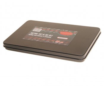 3 099 р. Набор метчиков и плашек метрический 24 предмета ROCKFORCE ROCKFORCE rf-m024-1  с доставкой в г. Пермь. Увеличить фотографию 3