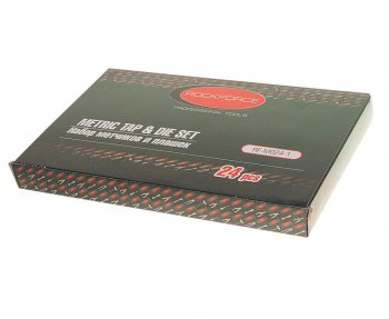 3 099 р. Набор метчиков и плашек метрический 24 предмета ROCKFORCE ROCKFORCE rf-m024-1  с доставкой в г. Пермь. Увеличить фотографию 4