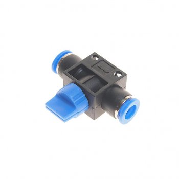259 р. Фитинг для пластиковых трубок 8x8мм с краном ROCKFORCE ROCKFORCE rf-shvff08-08  с доставкой в г. Пермь. Увеличить фотографию 1