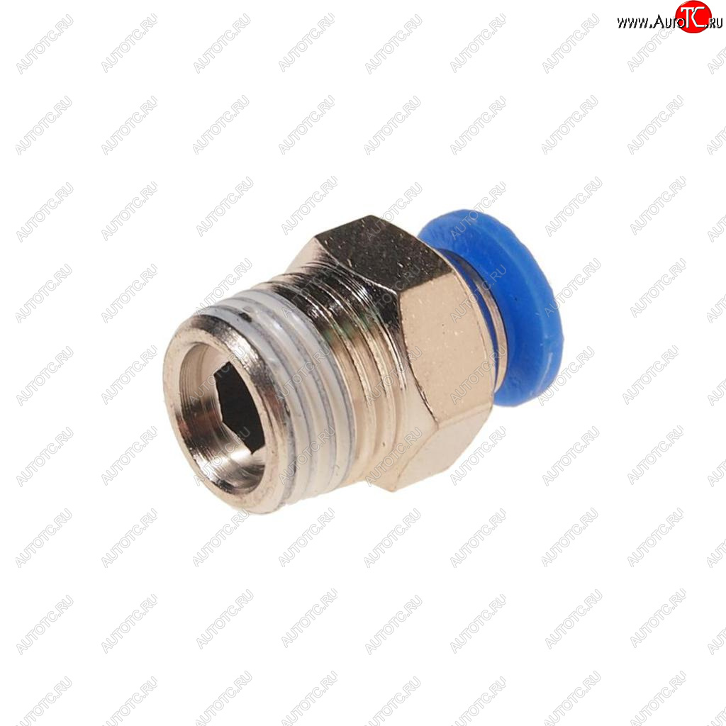 88 р. Фитинг для пластиковых трубок 14 6мм с наружной резьбой ROCKFORCE ROCKFORCE rf-spc06-02  с доставкой в г. Пермь