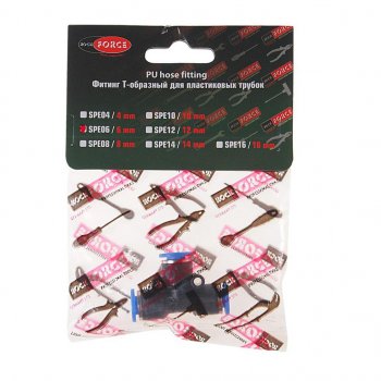 60 р. Фитинг для пластиковых трубок Т-образный 6мм ROCKFORCE ROCKFORCE rf-spe06 ROCKFORCE rf-spe06  с доставкой в г. Пермь. Увеличить фотографию 2