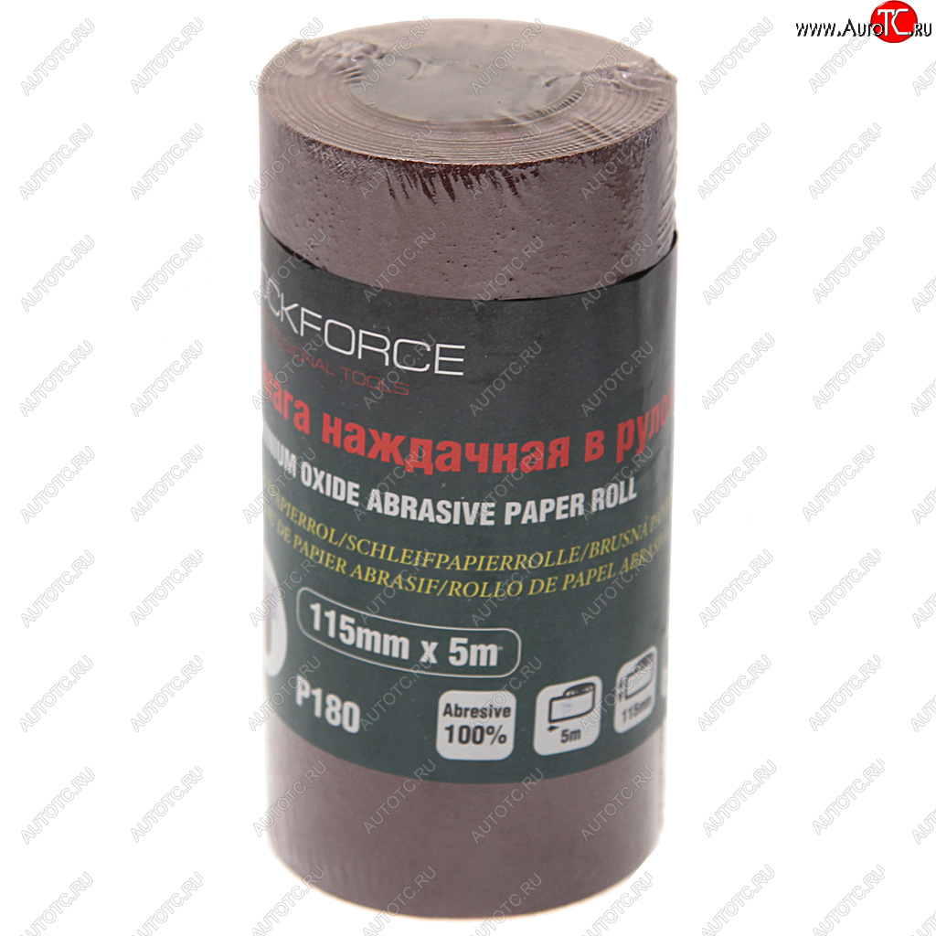 285 р. Бумага наждачная P-180 115ммх5м рулон ROCKFORCE ROCKFORCE rf-sr2180a  с доставкой в г. Пермь