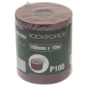 559 р. Бумага наждачная P-100 100ммх10м рулон ROCKFORCE ROCKFORCE rf-sr4100a  с доставкой в г. Пермь. Увеличить фотографию 1