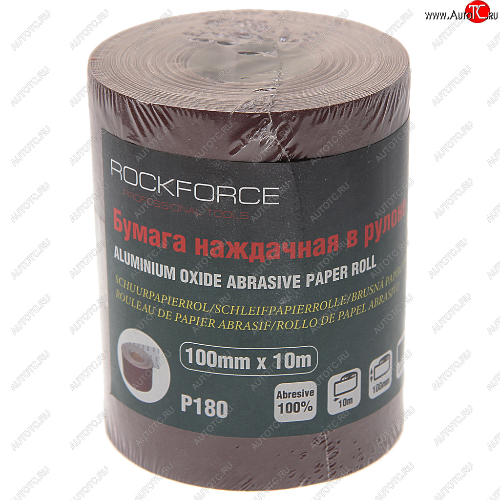 559 р. Бумага наждачная P-180 100ммх10м рулон ROCKFORCE ROCKFORCE rf-sr4180a  с доставкой в г. Пермь