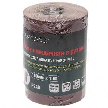 479 р. Бумага наждачная P-240 100ммх10м рулон ROCKFORCE ROCKFORCE rf-sr4240a  с доставкой в г. Пермь. Увеличить фотографию 1