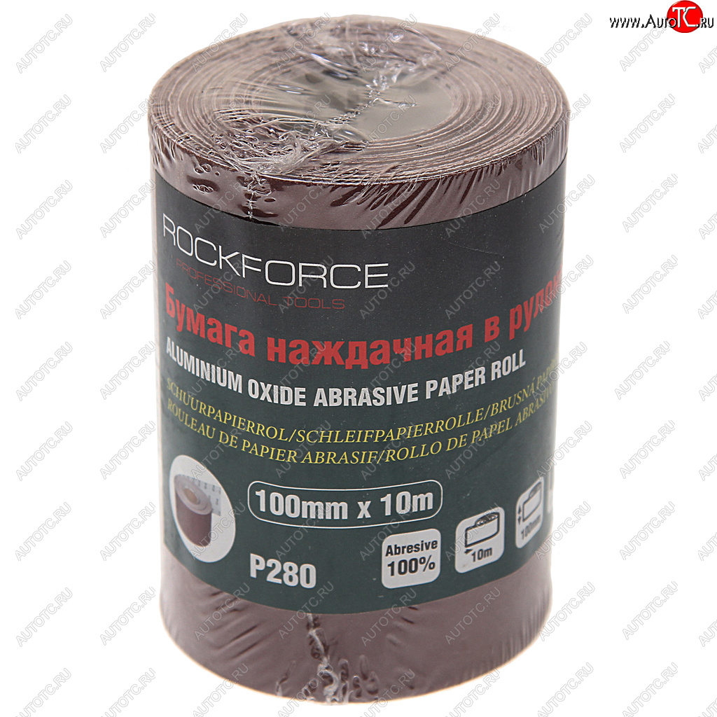 549 р. Бумага наждачная P-280 100ммх10м рулон ROCKFORCE ROCKFORCE rf-sr4280a  с доставкой в г. Пермь