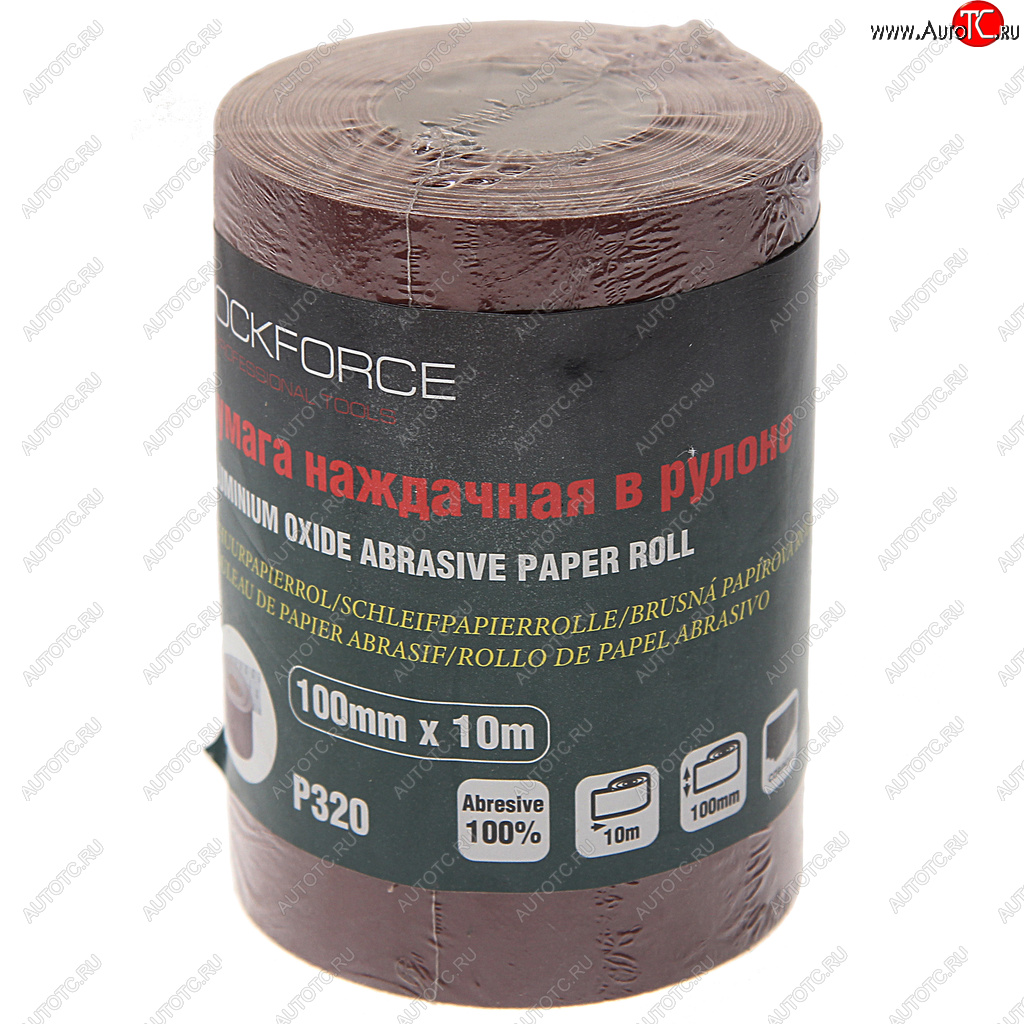 559 р. Бумага наждачная P-320 100ммх10м рулон ROCKFORCE ROCKFORCE rf-sr4320a  с доставкой в г. Пермь