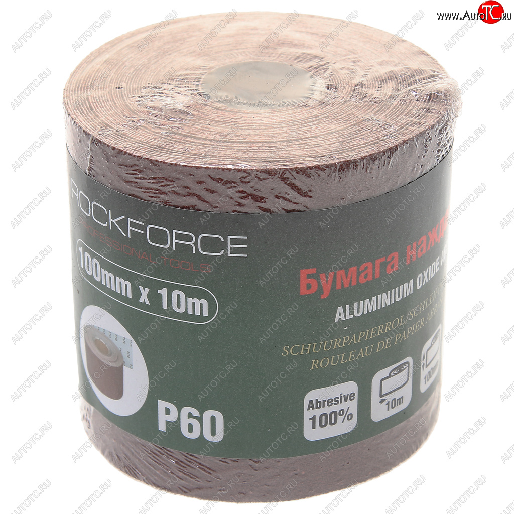 479 р. Бумага наждачная P-60 100ммх10м рулон ROCKFORCE ROCKFORCE rf-sr460a  с доставкой в г. Пермь