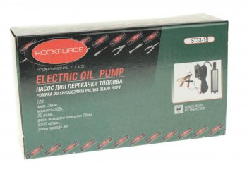 1 699 р. Насос для перекачки топлива 12V 20лмин. d=38мм 16мм 40W ROCKFORCE ROCKFORCE rf-st33-10  с доставкой в г. Пермь. Увеличить фотографию 3