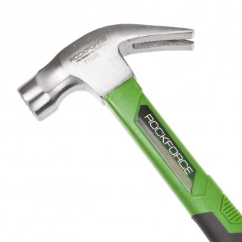 429 р. Молоток гвоздодер 0.250кг фибергласовая ручка ROCKFORCE ROCKFORCE rf-t7008  с доставкой в г. Пермь. Увеличить фотографию 2