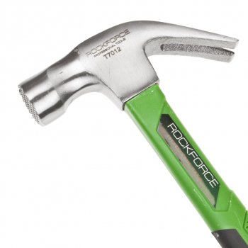 539 р. Молоток гвоздодер 0.350кг фибергласовая ручка ROCKFORCE ROCKFORCE rf-t7012  с доставкой в г. Пермь. Увеличить фотографию 2