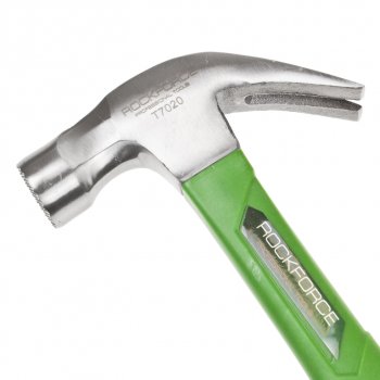 699 р. Молоток гвоздодер 0.560кг фибергласовая ручка ROCKFORCE ROCKFORCE rf-t7020  с доставкой в г. Пермь. Увеличить фотографию 2