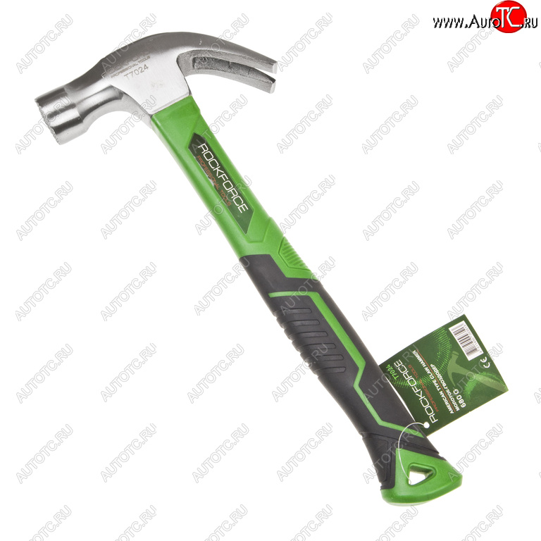 659 р. Молоток гвоздодер 0.680кг фибергласовая ручка ROCKFORCE ROCKFORCE rf-t7024  с доставкой в г. Пермь