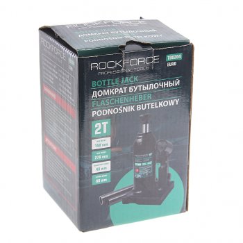 1 999 р. Домкрат бутылочный 2т 150-278мм с клапаном ROCKFORCE ROCKFORCE rf-t90204euro  с доставкой в г. Пермь. Увеличить фотографию 3