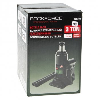 1 679 р. Домкрат бутылочный 3т 170-330мм с клапаном ROCKFORCE ROCKFORCE rf-t90304(ds) ROCKFORCE rf-t90304(ds)  с доставкой в г. Пермь. Увеличить фотографию 3
