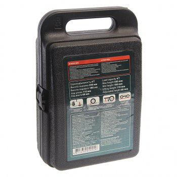 2 899 р. Домкрат бутылочный 4т 180-350мм с клапаном в кейсе ROCKFORCE ROCKFORCE rf-t90404seuro  с доставкой в г. Пермь. Увеличить фотографию 3