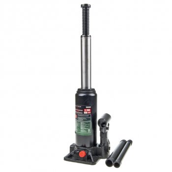 2 369 р. Домкрат бутылочный 5т 195-395мм с клапаном ROCKFORCE ROCKFORCE rf-t90504(ds)  с доставкой в г. Пермь. Увеличить фотографию 2