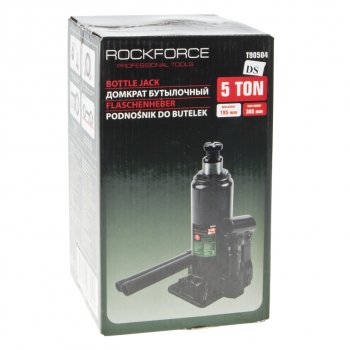 2 369 р. Домкрат бутылочный 5т 195-395мм с клапаном ROCKFORCE ROCKFORCE rf-t90504(ds)  с доставкой в г. Пермь. Увеличить фотографию 3