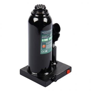2 579 р. Домкрат бутылочный 5т 185-360мм с клапаном ROCKFORCE ROCKFORCE rf-t90504euro  с доставкой в г. Пермь. Увеличить фотографию 3