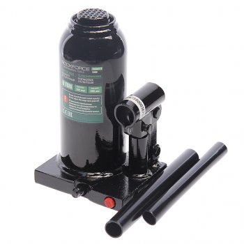 3 699 р. Домкрат бутылочный 6т 185-360мм с клапаном ROCKFORCE ROCKFORCE rf-t90604seuro  с доставкой в г. Пермь. Увеличить фотографию 1
