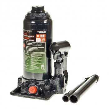 3 389 р. Домкрат бутылочный 8т 200-400мм с клапаном в кейсе ROCKFORCE ROCKFORCE rf-t90804s  с доставкой в г. Пермь. Увеличить фотографию 1