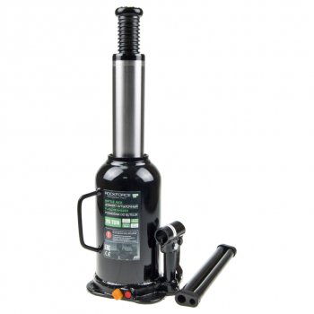 6 199 р. Домкрат бутылочный 20т 235-445мм низкопрофильный ROCKFORCE ROCKFORCE rf-t92004euro  с доставкой в г. Пермь. Увеличить фотографию 2