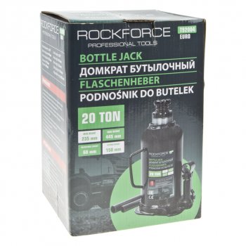 6 199 р. Домкрат бутылочный 20т 235-445мм низкопрофильный ROCKFORCE ROCKFORCE rf-t92004euro  с доставкой в г. Пермь. Увеличить фотографию 3