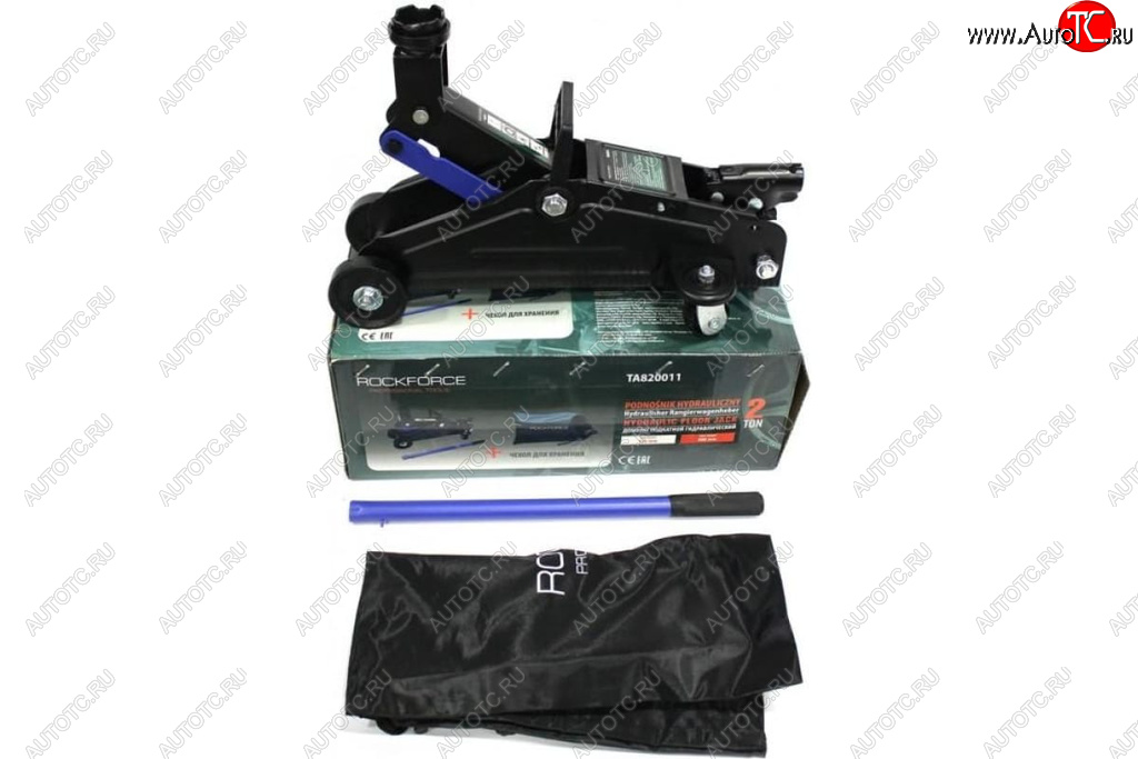 3 999 р. Домкрат подкатной 2т 135-310мм усиленный Profi ROCKFORCE ROCKFORCE rf-ta820011  с доставкой в г. Пермь