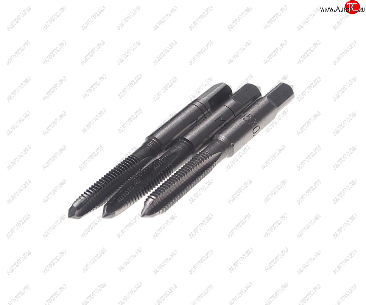 209 р. Метчик М05x0.8мм комплект 3шт. в пластиковом футляре ROCKFORCE ROCKFORCE rf-tap05080  с доставкой в г. Пермь