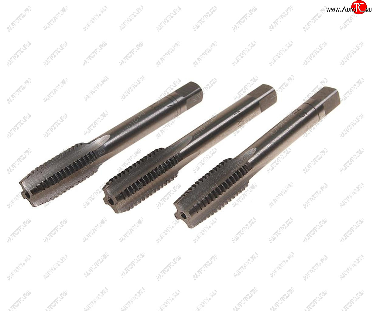 369 р. Метчик М11x1.5мм комплект 3шт. в пластиковом футляре ROCKFORCE ROCKFORCE rf-tap11150  с доставкой в г. Пермь