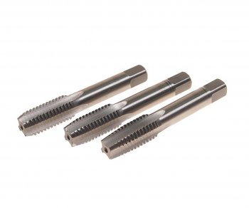 529 р. Метчик М14x2.0мм комплект 3шт. в пластиковом футляре ROCKFORCE ROCKFORCE rf-tap14200  с доставкой в г. Пермь. Увеличить фотографию 1