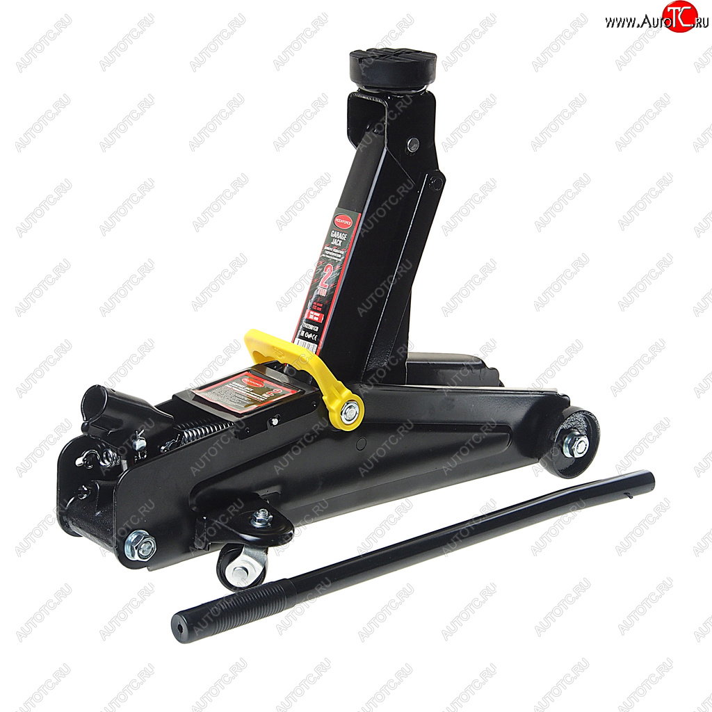 5 999 р. Домкрат подкатной 2т 135-385мм с резиновой накладкой ROCKFORCE ROCKFORCE rf-th22001cb  с доставкой в г. Пермь