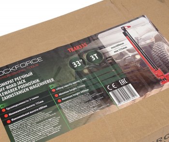 8 649 р. Домкрат реечный 3т 155-680мм ROCKFORCE ROCKFORCE rf-tra8335  с доставкой в г. Пермь. Увеличить фотографию 6
