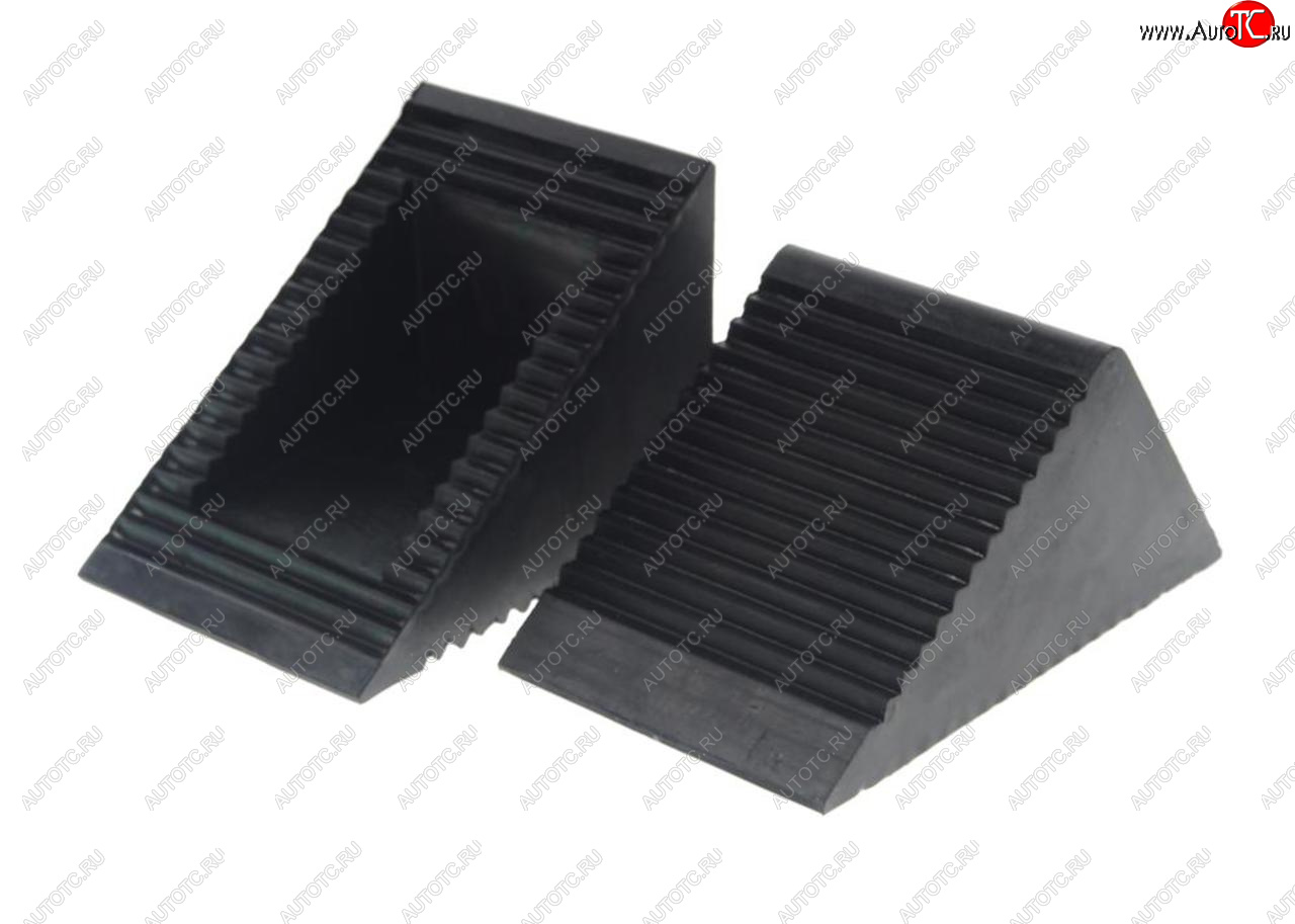 1 199 р. Упор противооткатный резиновый 130х80х65мм 2шт. ROCKFORCE ROCKFORCE rf-trf3301  с доставкой в г. Пермь