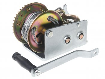 5 249 р. Лебедка барабанная 0.90т L=10м тросовая ROCKFORCE ROCKFORCE rf-trt1201c  с доставкой в г. Пермь. Увеличить фотографию 2