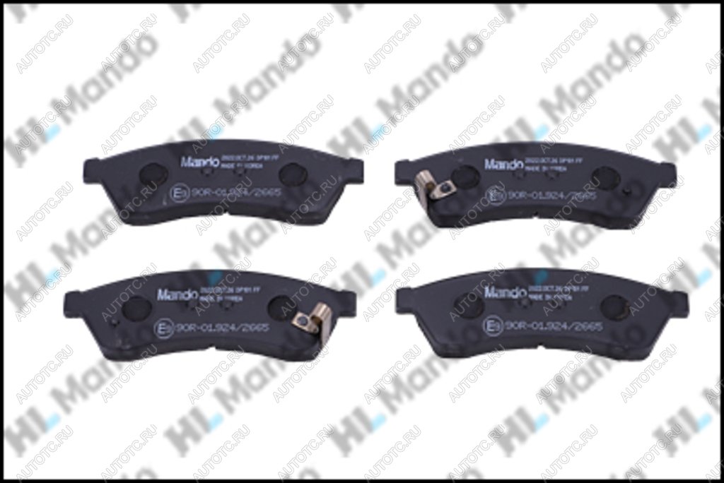 989 р. Колодки тормозные CHEVROLET Epica (05-),Evanda (02-),Magnus (99-) задние (4шт.) MANDO MANDO rmpd26 MANDO rmpd26  с доставкой в г. Пермь
