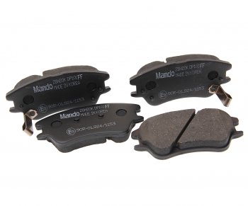759 р. Колодки тормозные HYUNDAI Atos (05-) передние (4шт.) MANDO MANDO rmpk22  с доставкой в г. Пермь. Увеличить фотографию 1