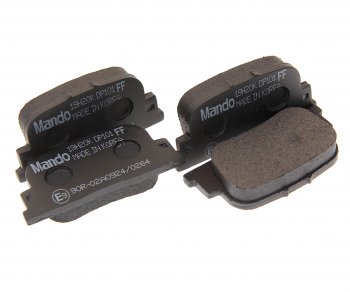 519 р. Колодки тормозные TOYOTA Camry,Corolla (01-01) (1.8 VVTi) задние (4шт.) MANDO MANDO rmpt16 MANDO rmpt16  с доставкой в г. Пермь. Увеличить фотографию 1