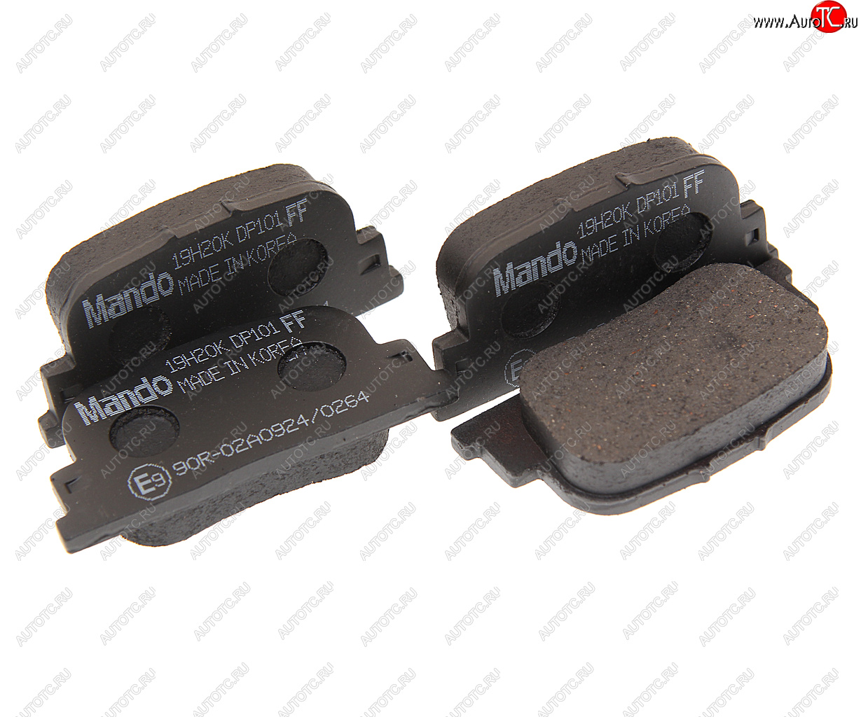 519 р. Колодки тормозные TOYOTA Camry,Corolla (01-01) (1.8 VVTi) задние (4шт.) MANDO MANDO rmpt16 MANDO rmpt16  с доставкой в г. Пермь