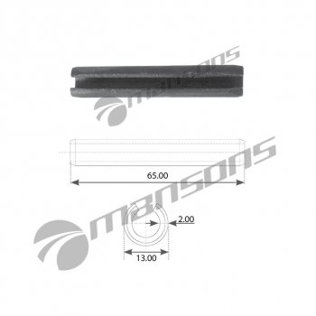 Шплинт ROR крепления колодок тормозных задних MANSONS MANSONS rp13642