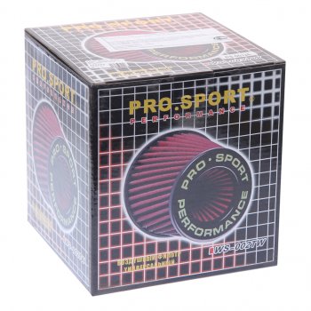1 399 р. Фильтр воздушный PRO SPORT TORNADO красный хром широкий d=70 PRO SPORT rs-00126  с доставкой в г. Пермь. Увеличить фотографию 4