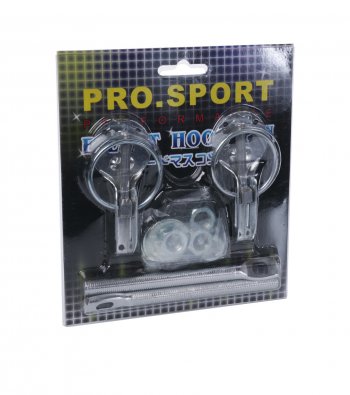 559 р. Замок капота PRO SPORT серебрo комплект PRO SPORT rs-00718  с доставкой в г. Пермь. Увеличить фотографию 1