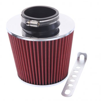 1 299 р. Фильтр воздушный PRO SPORT FLOW красный хром d=70 PRO SPORT rs-03601  с доставкой в г. Пермь. Увеличить фотографию 2