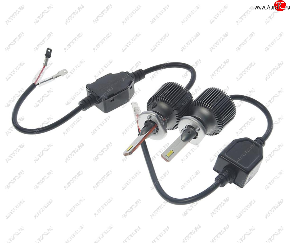2 699 р. Лампа светодиодная 12V H1 P14.5s 5000Lm (2шт.) Type R RECARVER RECARVER rtrled50h1-2  с доставкой в г. Пермь