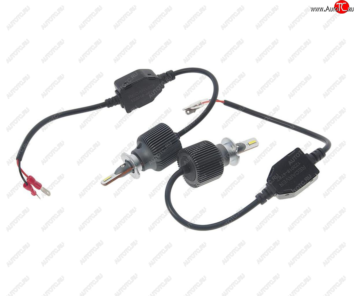 2 699 р. Лампа светодиодная 12V H3 PK22s 5000Lm (2шт.) Type R RECARVER RECARVER rtrled50h3-2 RECARVER rtrled50h3-2  с доставкой в г. Пермь