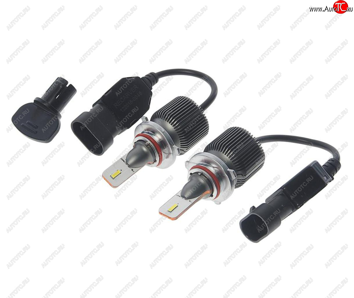 2 699 р. Лампа светодиодная 12V HB3 P20d 5000Lm (2шт.) Type R RECARVER RECARVER rtrled50hb3-2canbus  с доставкой в г. Пермь