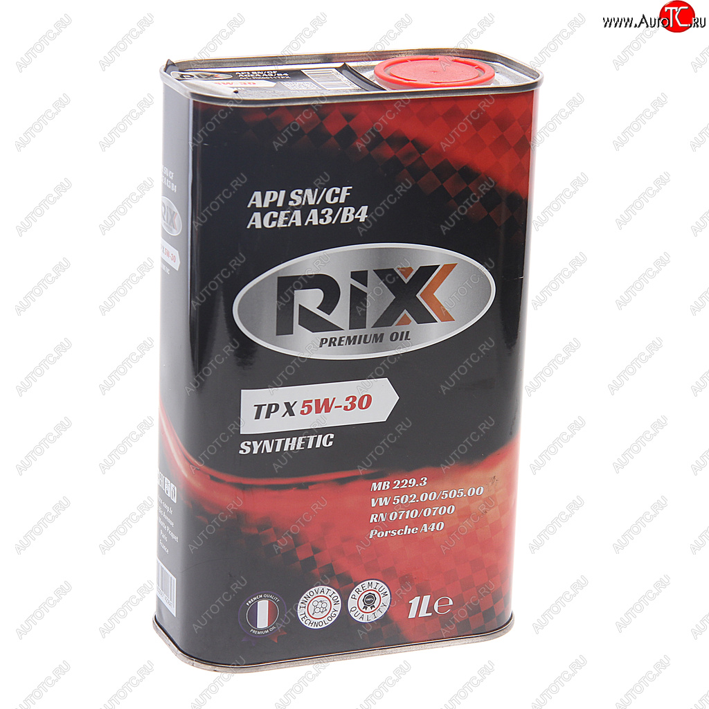689 р. Масло моторное TP X SN/CF А3/В4 5W30 синт.1л RIXX RIXX rx0011tpx RIXX rx0011tpx  с доставкой в г. Пермь