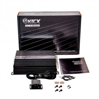 8 949 р. Усилитель автомобильный 2х120Вт KICX KICX rx 2.120  с доставкой в г. Пермь. Увеличить фотографию 7