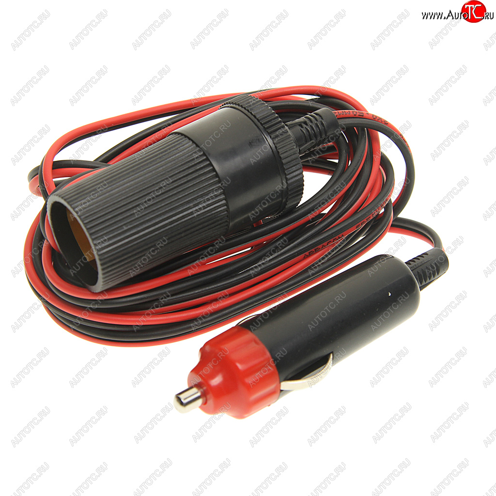 389 р. Удлинитель прикуривателя 12-24V 3м SKYWAY SKYWAY s00702003  с доставкой в г. Пермь